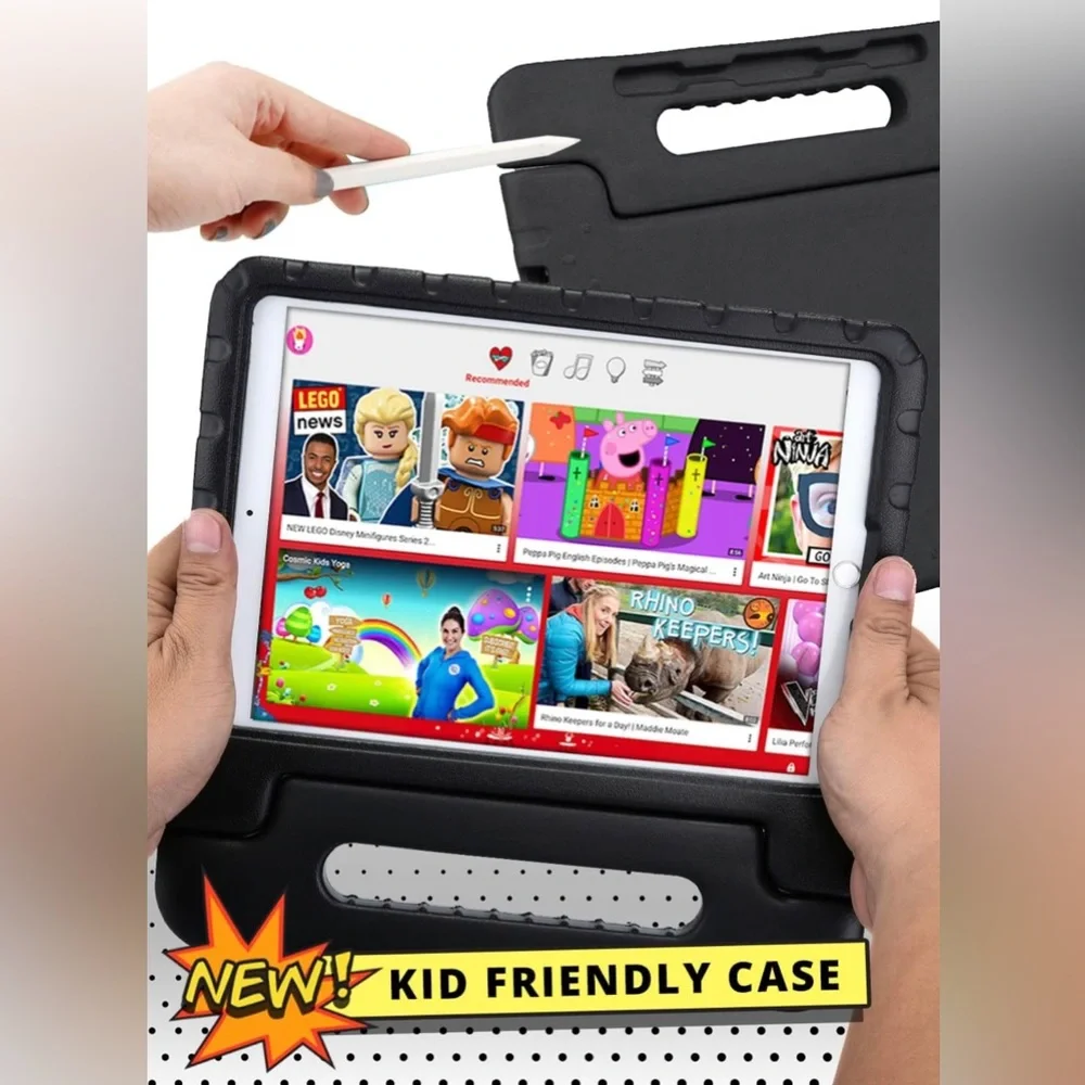 COOPER iPad Pro Dynamo Foam Case with Easy Grip Handle • Black • NEW